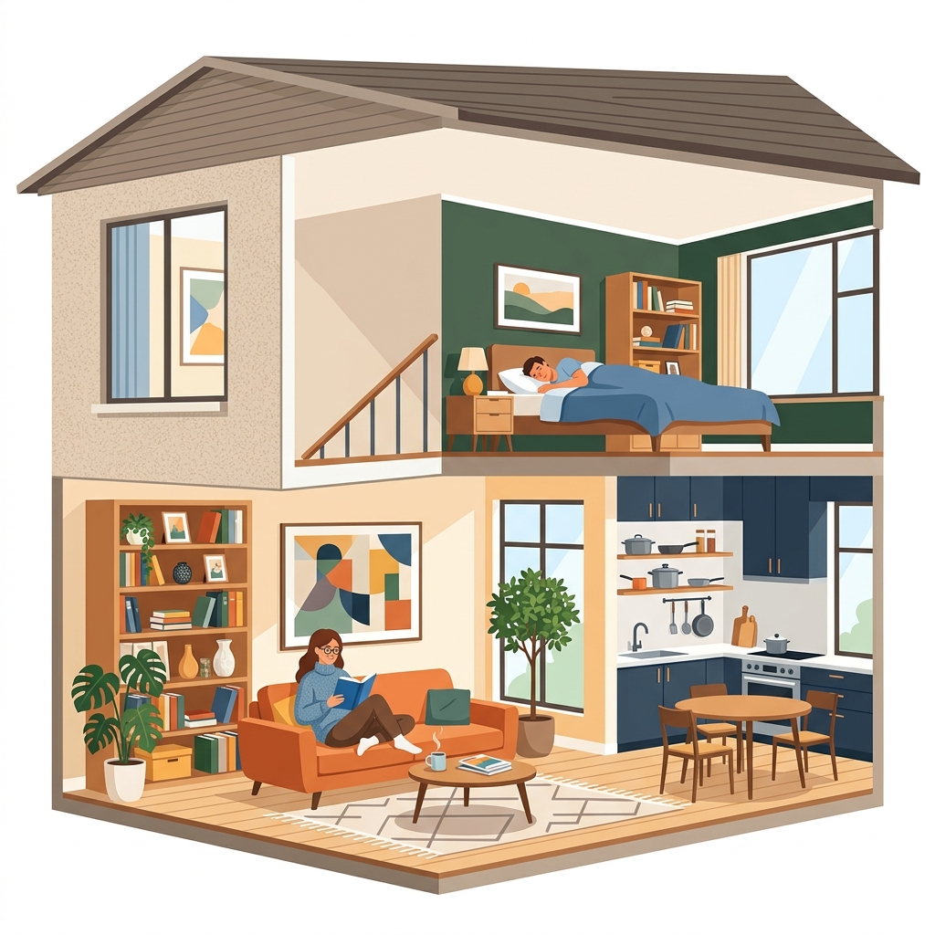 Scene 1: House and Routine