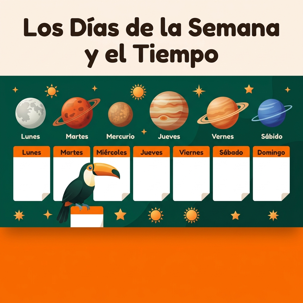 Los Días de la Semana y el Tiempo