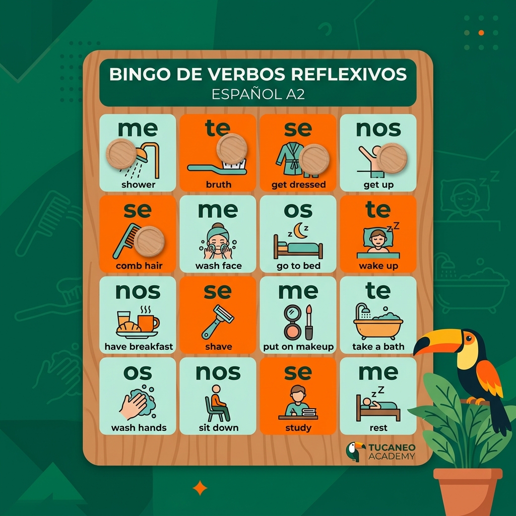 Speed Diminutives Bingo