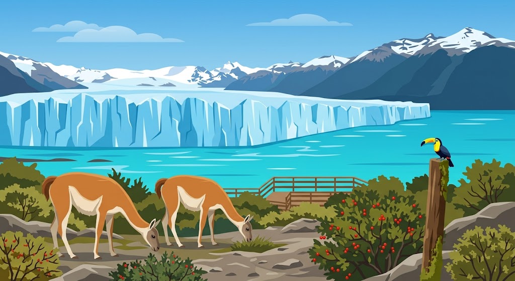 Glaciar Perito Moreno y Torres del Paine
